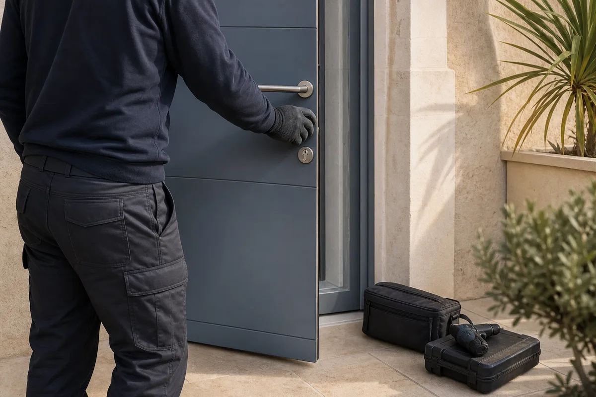 Ouverture de porte